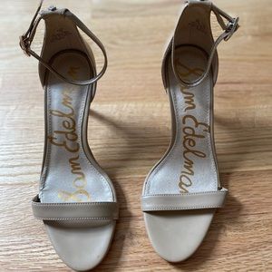 Sam Edelman Open Toe Tan Heel